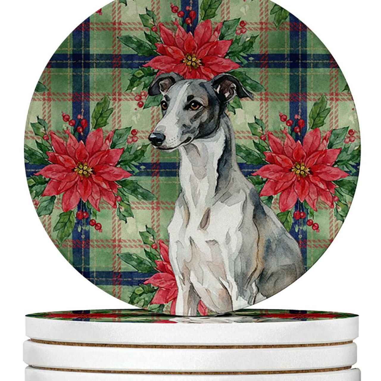 Edge Collections - Multicolor - Coastal Tropical Car Coasters for Cup Holders